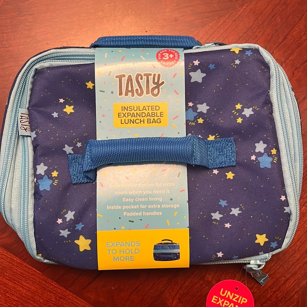 Insulated expandable lunch bag